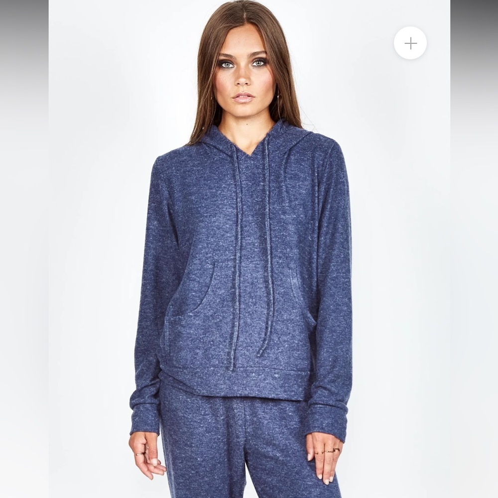 Michael Lauren Blue Hoodie, NWT, Size Large